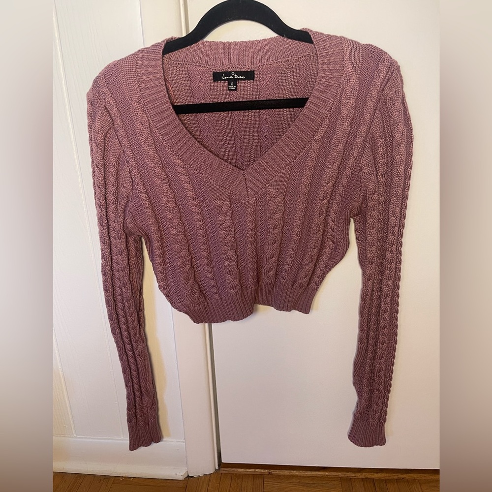 Dark Purple Sweater from a boutique: Sanity